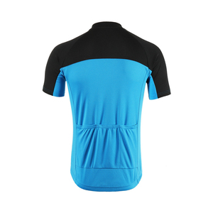 เสื้อจักรยานผู้ชายแบบสั่งทำพิเศษ แขนสั้น แห้งเร็ว สีเขียวนีออน-ดำ - Product Image 6