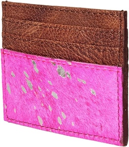 New Real Handmade Hair on Hide Fur Leather Men <b>Wallets</b> Stylish Ideal Size Real Leather Multi Uses Purse ATM Card Holder <b>Wallets</b> - Product Image 1