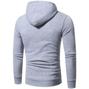 Sweat-shirt à capuche d'hiver pour homme, épais et chaud, en polaire, personnalisé, streetwear décontracté, 100% coton, ODM unisexe - Product Image 3