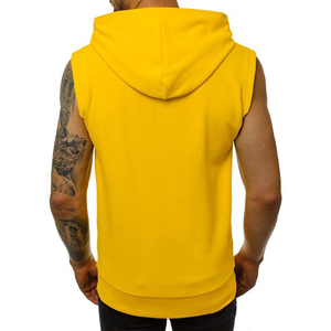 Men <b>Workout</b> Sleeveless <b>Hoodies</b> Bodybuilding Muscle Gym Sleeveless Hoodie Outdoor Gym Fitness Wear Men Sleeveless <b>Hoodies</b> - Product Image 2