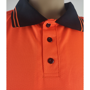 Vêtements de travail de sécurité réfléchissants haute visibilité en polyester 100% en gros, t-shirt polo haute visibilité, vêtements de travail à deux sangles, chemise de travail - Product Image 5