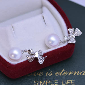 11-12MM Classic Edison Su Ear White Brightness Natural Daily Brand Price Performance <b>Pearl</b> <b>Earrings</b> with Slight Flaws - Product Image 2