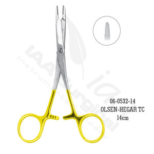 Pinzas Portaagujas Manuales Profesionales de Acero Inoxidable para Cirugía General, Portaagujas de Sutura con Certificación CE para Quirófano - Product Image 2