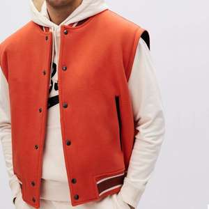 Blouson universitaire en cuir pour homme grande taille 2025 – Col montant, prêt pour l'hiver, respirant, séchage rapide, broderie, patch, Impact Flex Apparel - Product Image 5