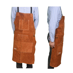 Custom New Kitchen <b>Waterproof</b> Sleeveless Bib <b>Apron</b> with Pockets PU Breathable Lightweight Washable Reusable Accessory - Product Image 2