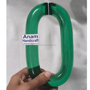 Adornos de Pared de Cadena Acrílica Modernos Personalizados, Hechos a Mano, Adornos Colgantes de Resina Modernos para Decoración del Hogar, Listos para el Festival Diwali - Product Image 1