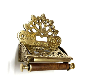 Victorian Ornate Solid Brass <b>Toilet</b> Paper <b>Holder</b> Elegant Bathroom Decor Antique Brass <b>Toilet</b> <b>Roll</b> <b>Holder</b> <b>Wall</b> <b>Mounted</b> - Product Image 1