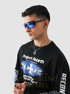 เสื้อยืดแขนสั้นทรงปกติ ผ้าฝ้ายถัก 100% เป็นมิตรกับสิ่งแวดล้อม พิมพ์ลายโลโก้ด้วยผ้าไหม สกรีนลาย  สำหรับผู้ชายและผู้หญิง รุ่นใหม่ล่าสุด - Product Image 3