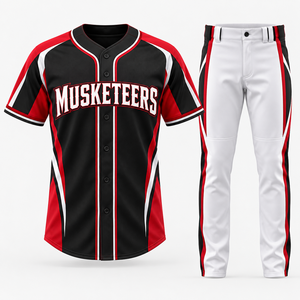 Nouvelle Arrivée 2026 Uniformes de Baseball en Polyester Personnalisés avec Votre Logo Vente en Gros Services OEM Uniformes de Baseball Directement de l'Usine - Product Image 5