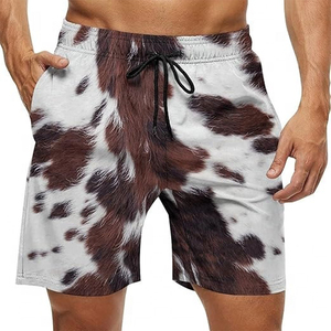 Shorts en cuir de vachette respirants et à séchage rapide pour hommes, style urbain, avec poches latérales, qualité supérieure, tendance 2026 - Product Image 1