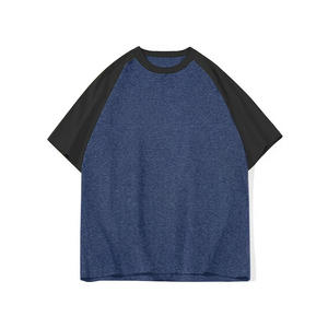 Camiseta de Cuello Redondo Personalizada con Logotipo Impreso en Relieve, 200 g/m², Estilo Urbano, Colorblock, para Unisex, Corte Regular - Product Image 1