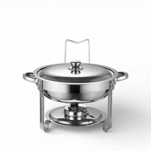 Stainless Steel Rectangular Chafing Dish Set <b>Buffet</b> <b>Server</b> with Fuel Holders Durable Catering Food Warmer for Weddings and Event - Product Image 2