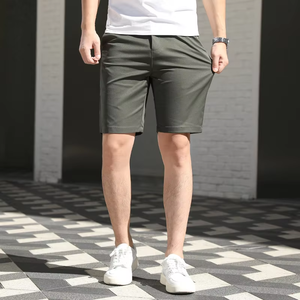Pantalones Cortos Bermuda para Hombre, Hasta la Rodilla, Mezcla de Algodón y Spandex, Elásticos, Casuales, Tipo Chino, Verano 2026, Transpirables, de Secado Rápido, Venta al Por Mayor - Product Image 4