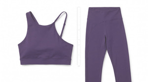 Bra and Shorts Set Halter Tight Fitting Short Top One Shoulder Bra <b>Women</b> Casual Fitness <b>Trousers</b> Accept OEM Service Gym Clothing - Product Image 2