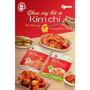 Salsa de Kimchi Coreana en Bolsa de 180g – Pasta de Chile O'food Lista para Usar para Kimchi de Repollo Napa, Sabor Coreano Auténtico - Product Image 2