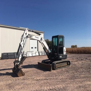 รถขุดขนาดเล็กพรีเมียม Bobcat E55 เครื่องจักรเคลื่อนย้ายดิน ระบบไฮดรอลิกแข็งแกร่ง พร้อมส่ง จัดส่งรวดเร็ว - Product Image 2