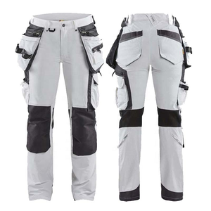 Pantalon cargo homme 100% coton, multi-poches, style jogger, en toile de coton kaki, personnalisable avec votre logo de marque. - Product Image 6