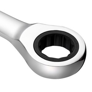 Jeu de clés à cliquet combinées de 30 pièces, SAE 1/4''-1'', métriques 8 mm, en acier Cr-V, avec support d'organisation - Product Image 5