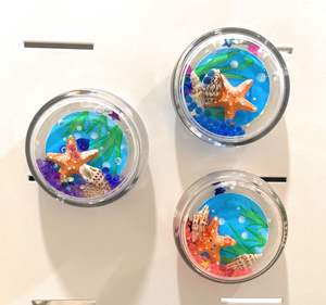 Liquide rond d'aimant de réfrigérateur à l'intérieur avec des flotteurs d'animaux mignons - Product Image 6