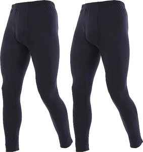 Ropa Interior Térmica de Invierno para Hombre, Grosor Medio, Cintura Alta, Ajustada, Largo hasta la Pantorrilla, Tejido de Spandex/Poliéster de 280g - Product Image 3