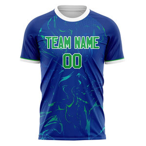 เสื้อฟุตบอลออกแบบใหม่คุณภาพสูง แห้งเร็ว ระบายอากาศได้ดี ผลิตจากโพลีเอสเตอร์ 100% สำหรับผู้ชาย เหมาะสำหรับการฝึกซ้อม - Product Image 3