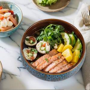 Cuenco Decorativo de Cerámica Azul, Cuenco de Cerámica para Mesa de Entrada, Plato para Dulces, Joyas y Artículos Pequeños, Cuenco para Frutas para la Encimera de la Cocina - Product Image 2