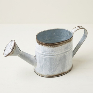 Antique <b>Copper</b> Metal Watering Can With Removable Spray Spout Large Galvanized Steel Garden Pot With Embossed Diamond Pattern - Product Image 6