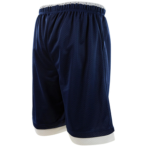 Shorts de sport en tissu mesh à étiquette privée, taille élastique avec cordon de serrage, séchage rapide, légers, pour hommes, pour la course à pied - Product Image 4