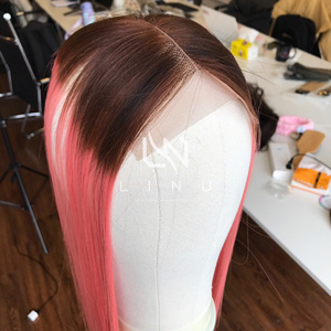 Ombre Color Rosa Humano vietnamita Color natural Precio de fábrica Extensiones de cabello Hueso Cabello liso - Product Image 2
