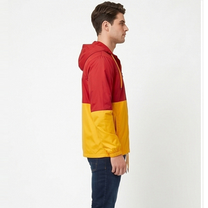 Veste coupe-vent homme avec capuche / Veste coupe-vent en nylon imperméable avec fermeture éclair pour homme / Veste coupe-vent pour homme pour la randonnée et la montagne - Product Image 4