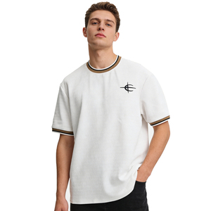 T-shirts imprimés décontractés pour hommes de haute qualité en gros, 100 % coton respirant, imprimés par transfert thermique - Product Image 5