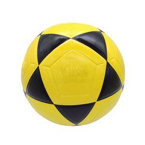Ballons de football personnalisés en gros, taille sur mesure, écologiques, marque OEM, logo personnalisé, entraînement, cuir PU, légers, durables - Product Image 5