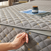 Protège-matelas matelassé en microfibre 300 fils, respirant, imperméable, lavable en machine, toutes saisons, pour usage hospitalier