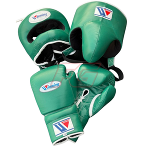 Winning Custom MMA Boxing <b>Gloves</b> Set Cowhide Leather Stretch Laced Sparring Training Professional OEM ODM Bulk Supplier - Product Image 2