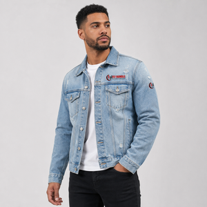 Wholesale Price 2026 FLY HUMBLE SPORTSWEAR Men Blouson Corduroy <b>Jacket</b> Autumn Wear Vintage Stone Wash Breathable Windproof Front - Product Image 2