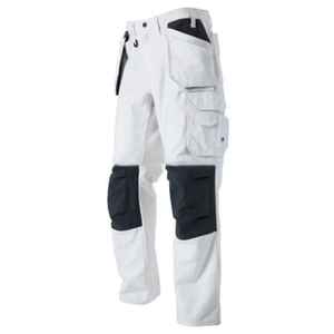 Pantalons de travail blancs pour hommes SUMROOS, sur mesure, de haute qualité, vente en gros, taille personnalisée - Product Image 2