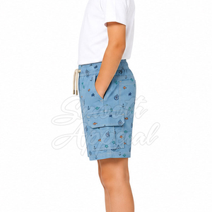 Shorts Quotidiens pour Garçons 100% Coton Respirant Confortable avec Cordon de Serrage Idéal pour les Jeux Actifs, les Activités Scolaires et la Famille - Product Image 6