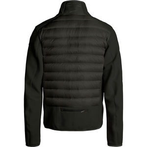 Blouson matelassé bleu marine pour homme, coupe-vent en polyester, manteau d'hiver, col montant, fermeture éclair, coupe droite, couleur unie 2026 - Product Image 6