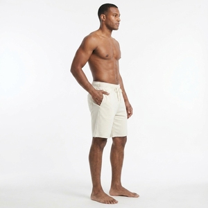 Shorts en coton de qualité supérieure, toucher doux, taille élastique, shorts décontractés de luxe pour l'été, à porter tous les jours - Product Image 1