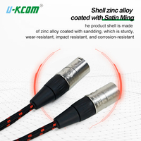 Fábrica OEM Ethercon Xlr Conector Cable de red trenzado Cat5e Cat6 Impermeable Rj45 Ethercon Cable de conexión