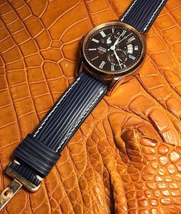Bracelet de montre en cuir véritable cousu main, boucle en acier inoxydable, qualité supérieure, tailles 18mm, 20mm, 22mm - Product Image 6