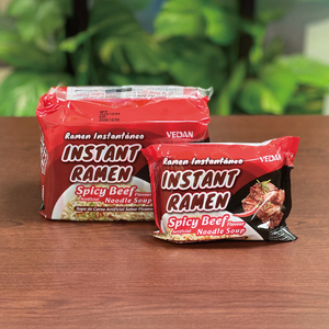 Nouilles VEDAN INSTANT RAMEN - Saveur de bœuf épicé artificiel - Product Image 2
