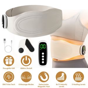 Cintura Massaggiante EMS Senza Fili con 8 Modalità e 19 Intensità, Telecomando Magnetico, per Schiena, Pancia e Vita - Product Image 1
