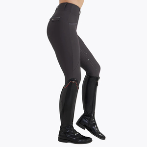 High Quality 4-way Stretch Horse Riding Breeches <b>Leggings</b> Tights <b>Equestrian</b> Wear Pants on Technical Fabric with Soft Feel - Product Image 2