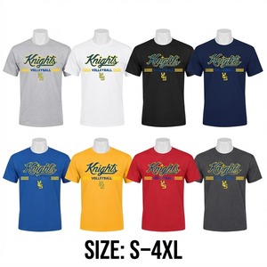 Camisetas de Voleibol Personalizadas de Algodón, Impresión DTF, DTG y Serigrafía, Camisetas para Fanáticos del Deporte, Ropa Deportiva al por Mayor - Product Image 1