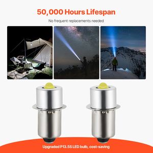 Kit di ricambio per lampadine per torcia a LED 1W P13.5S 4 LED 12 Volt 230LM per Maglight, luce bianca più brillante e di lunga durata - Product Image 5