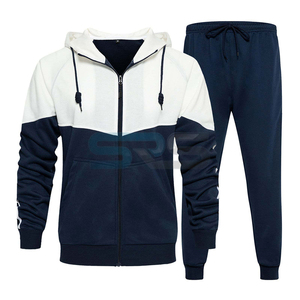 Survêtement d'hiver unisexe sportif 2 en 1 à capuche avec cordon de serrage, imperméable et léger, pour le jogging et les activités sportives - Product Image 3