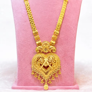 18K Gold Plated Dubai Vintage Fashion Jewelry Necklace <b>Set</b> Earrings <b>Bangles</b> Combs Brooches Copper Material Bulgaria - Product Image 1