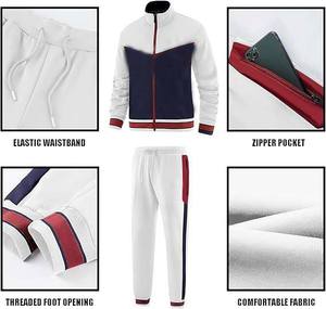 Wholesale price latest tracksuit Unisex casual joggers Acid wash cotton <b>set</b> Plus size men's sport wear Full Zip Jogging Sport - Product Image 5