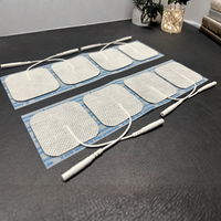 KF5050 Coussinets auto-adhésifs Everyway avec gel japonais, électrodes réutilisables de qualité supérieure pour appareils TENS/EMS en tissu